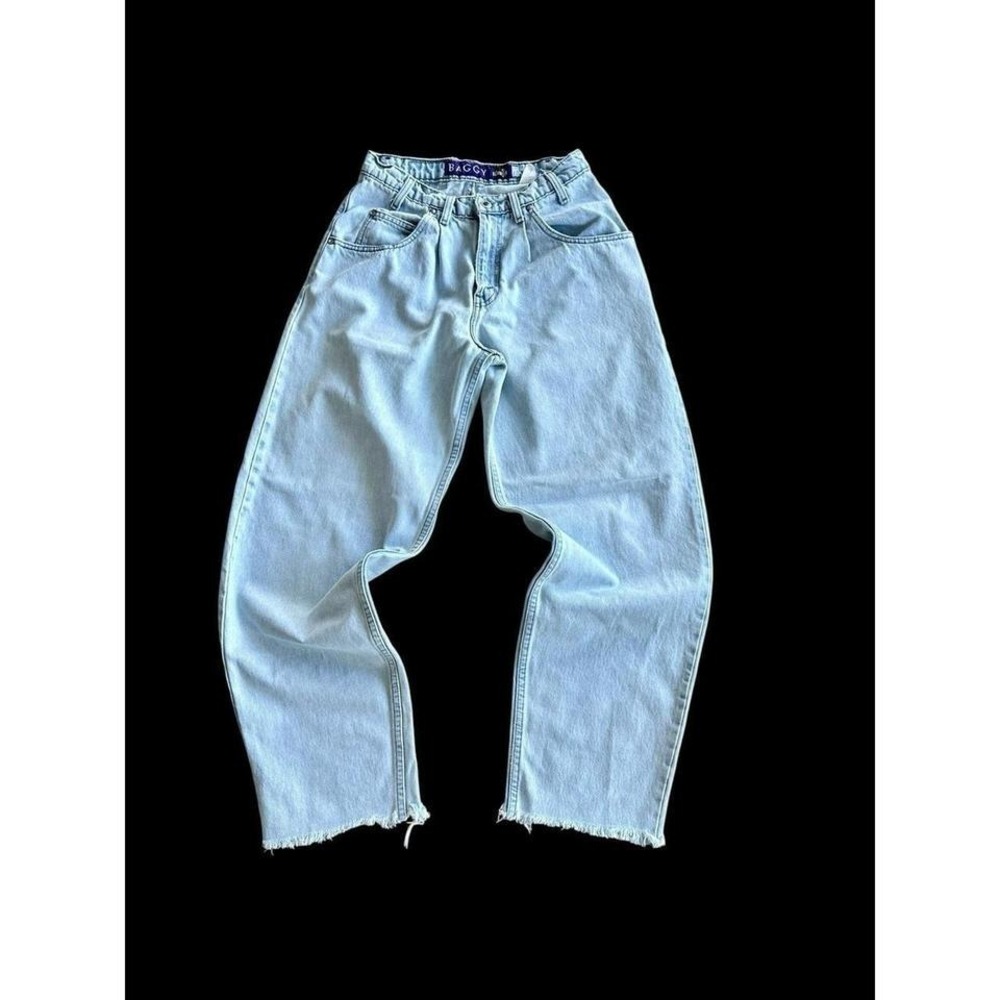 Vintage Y2K Levis Silvertab Jeans 28x30 Blue Baggy Streetwear Light Wash 90s
